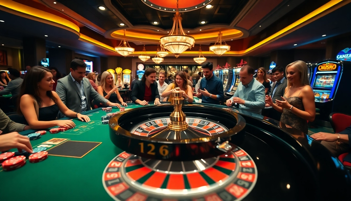 cakhiatv brings the thrill of roulette, vibrant casino energy with players enjoying high-stakes action.